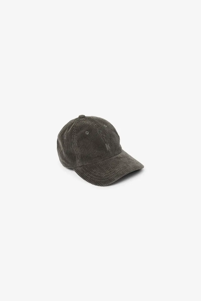 Wide Wale Corduroy 6-Panel Cap - Beluga