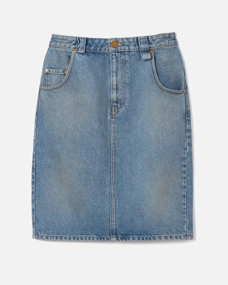 Willy chavarria bad girl denim skirt