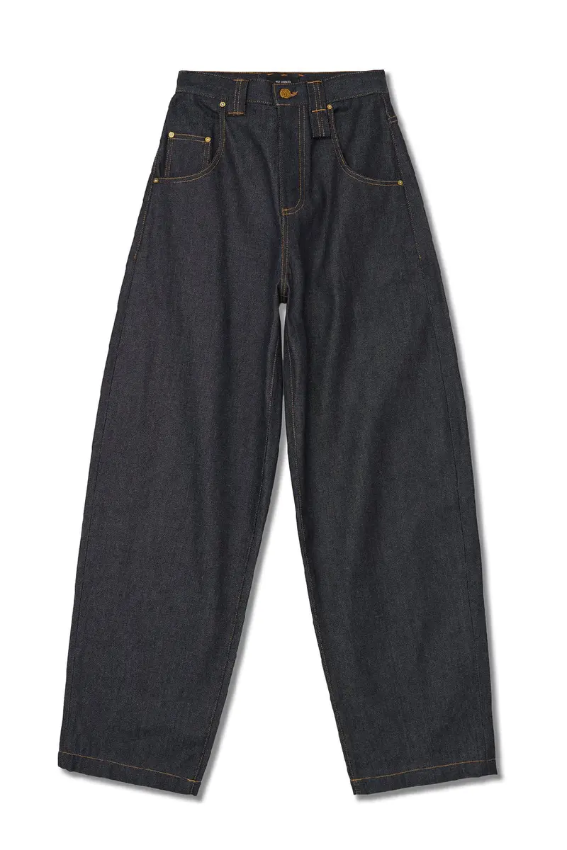 Willy Chavarria BAD GIRL JEAN BLUE DENIM