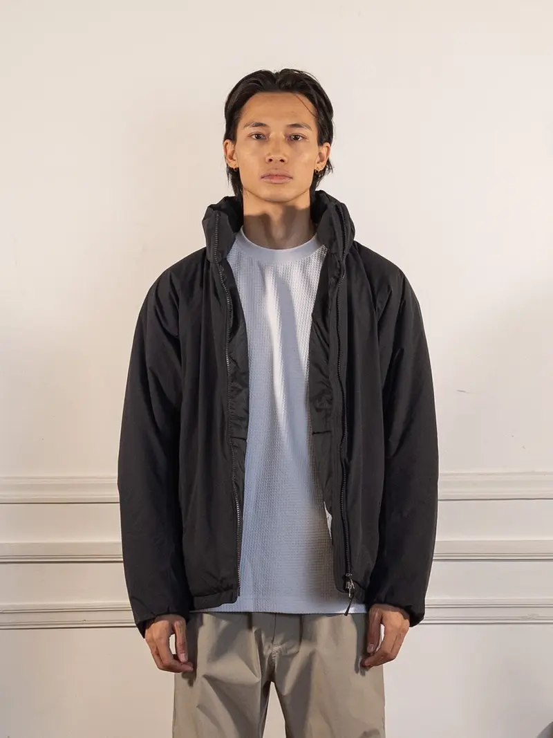 WINDSTOPPER Puffy Jacket - BLACK