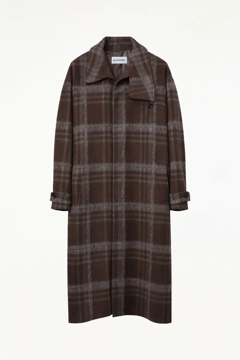 Wrap Collar Overcoat