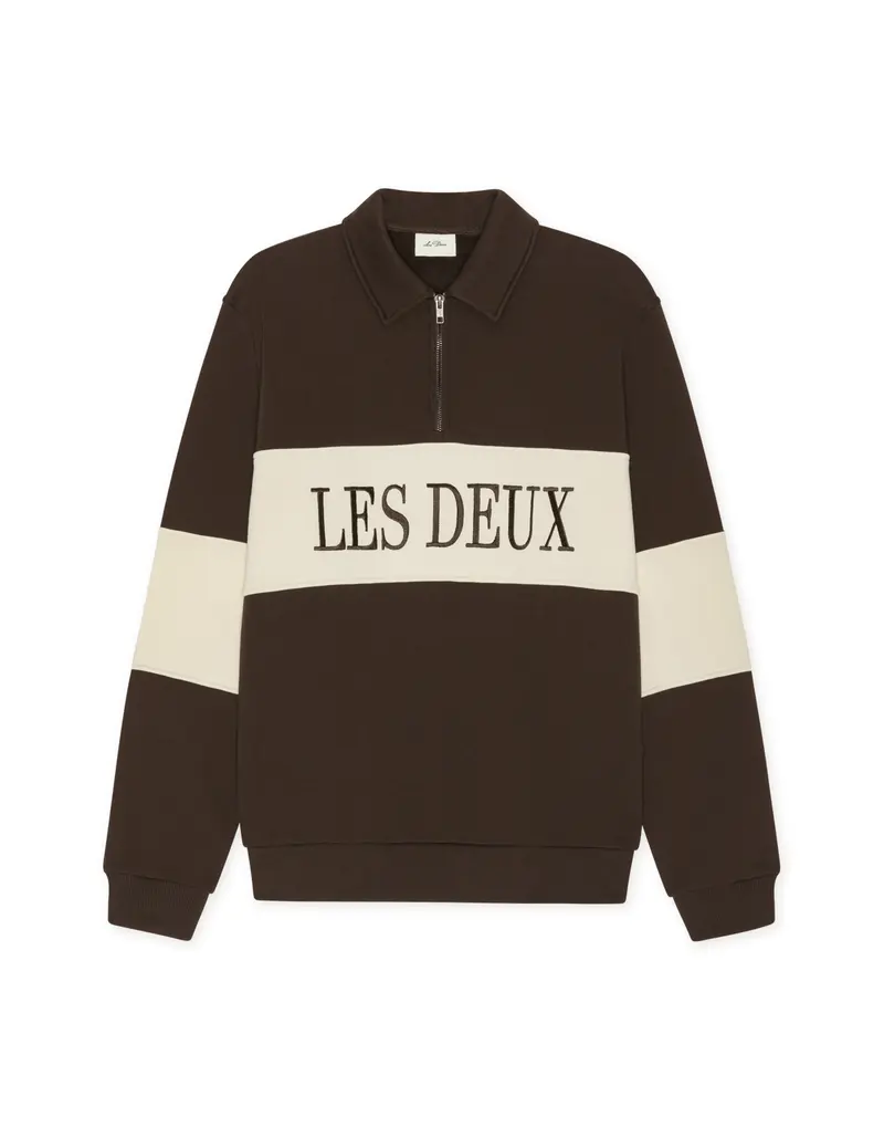ZIPPER RUGBY SWEATSHIRT